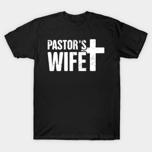 Pastor's Wife | Christian Cross Design T-Shirt